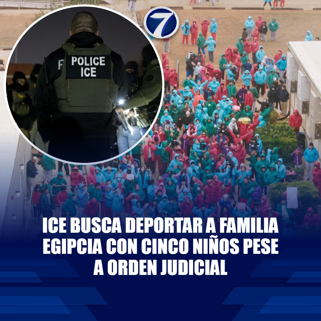 Noti7Guatemala's tweet image. 🚨 #ICE intenta #deportación de familia egipcia pese a decisión de un juez ➡ bit.ly/4t155c3