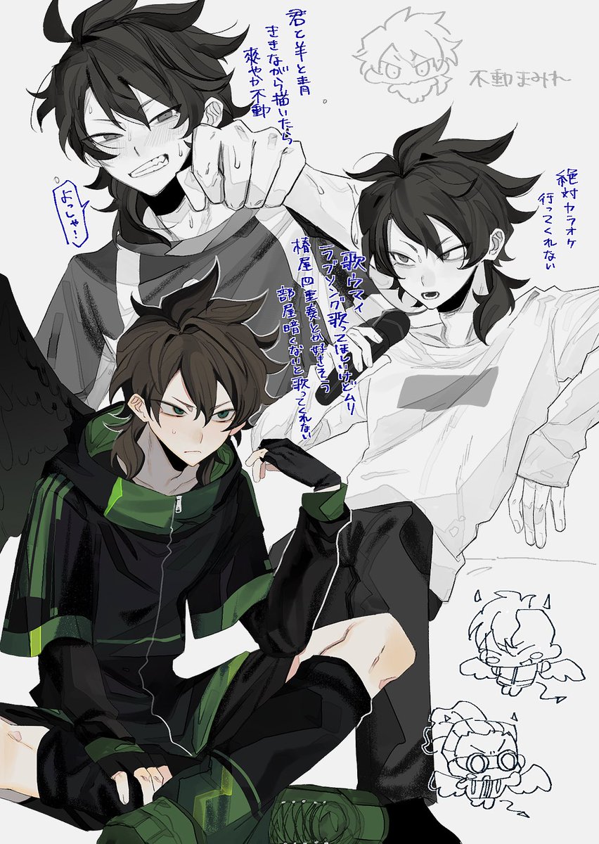 ROMoniku's tweet photo. 落書き https://t.co/mAchvY4CJ5