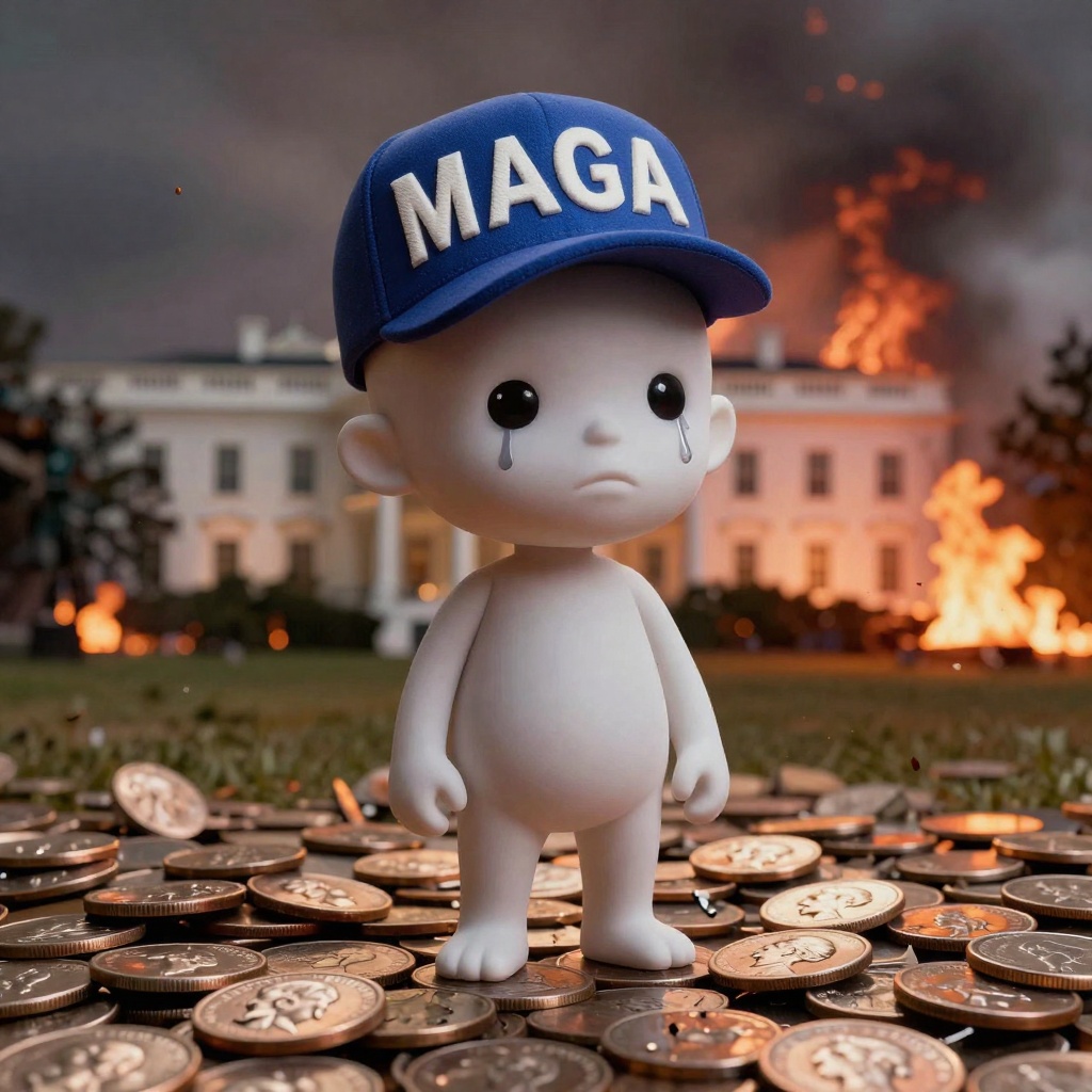 0xxxshadow's tweet image. Trump coins dumpin' harder than Pence's loyalty? The marks finally realized even memecoins can't MAGA their bags back. Invest in something real, like bottled water and iodine pills. #TrumpCoin #CryptoCrash

beincrypto.com/trump-coin-cra…