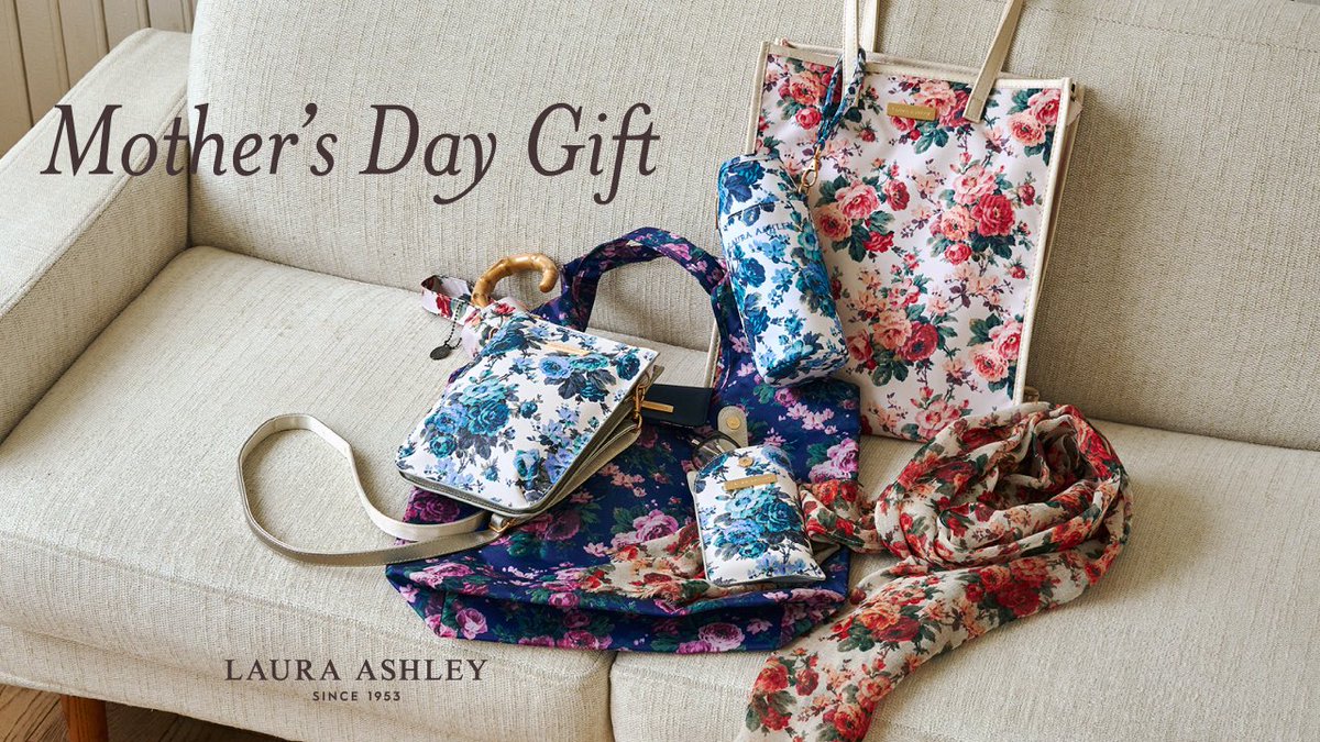 ShopLauraashley's tweet photo. 母の日���プロローグ！ 「ありがとう」を���らず選ぶ、今年のわたし。

ゴールデンウィーク前に、母の日ミッション完了しよう！

商品はこちら💁‍♀️
https://t.co/JFUymXPMmx https://t.co/oZp152lNUz