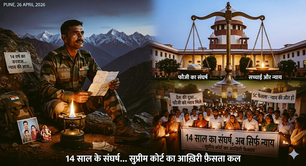 suman_koma7569's tweet photo. "कुछ दर्द कभी सोते ही नहीं,वनवास ख़त्म होते ही नहीं,चौखट पे दिए जलते ही रहे,कुछ राम कभी लौटे ही नहीं
 27तारीख को SC हमारे 'राम' के भाग्य और न्याय पर अपना अंतिम फैसला सुनाएगी।

क्या अधिकार वापस मिलेंगे या संघर्ष जारी रहेगा? सत्य की जीत हो,यही प्रार्थना है🚩

#SCVerdict #OGAS #NFFU https://t.co/L6UX2KOp62