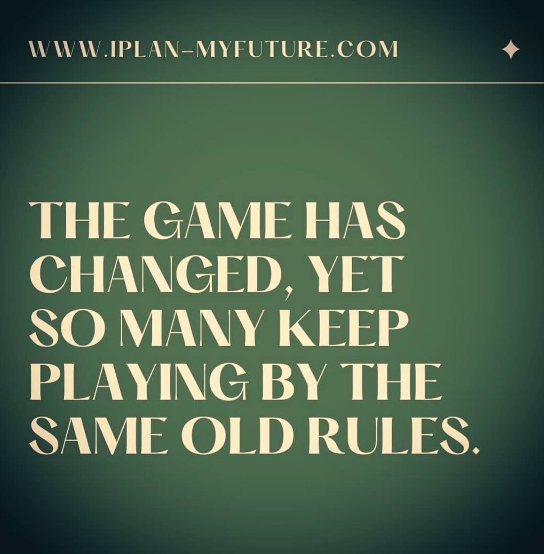 iPlan_MyFuture's tweet image. #iplanmyfuture #hustle #bestquotesfromiplanmyfuture #successTRAIN #ThriveTogether #saturdaymotivation #saturdaythoughts #defstar5 #mpgvip #makeyourownlane #makeithappen

iPlan-myfuture.com