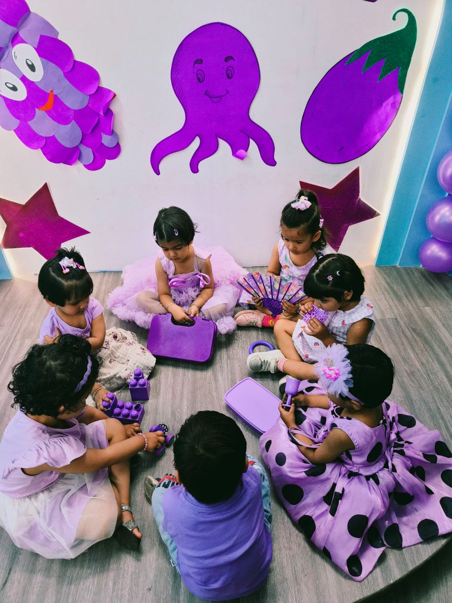 Shivashikshasa3's tweet image. Our little stars of *PP1* enjoyed a joyful Purple Day filled with fun, creativity, and learning. *Dressed in beautiful purple attire*, they added charm and excitement to the celebration.
#Education #SchoolLife #Learning #Classroom #Sonipat #Haryana