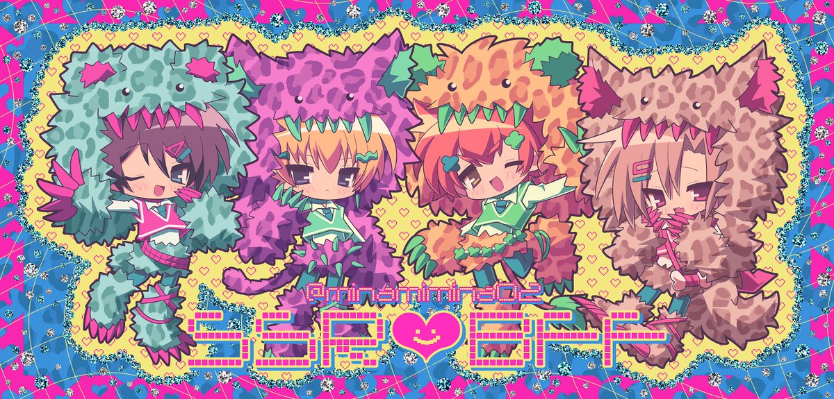 minamimina02's tweet photo. 🩵🩷🧡❤️
#OC https://t.co/g9Wpfzjkyp