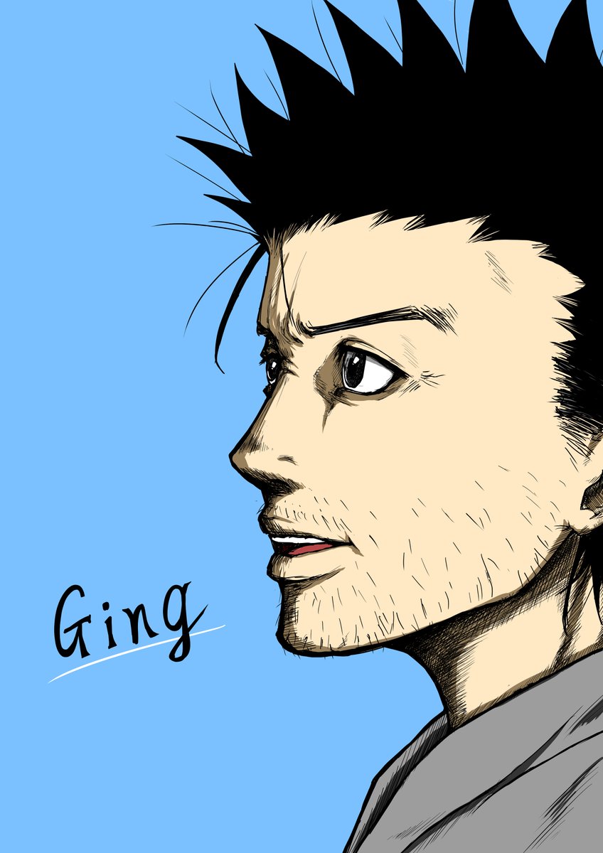 Ochansub's tweet photo. HUNTER×HUNTERより
ジン＝フリークス描いてみました。

描いてるうちに顔が渋くなった。

#イラスト #illustration #hunterxhunter #ging #ジンフリークス #fanarts https://t.co/IeAeDwsz1S