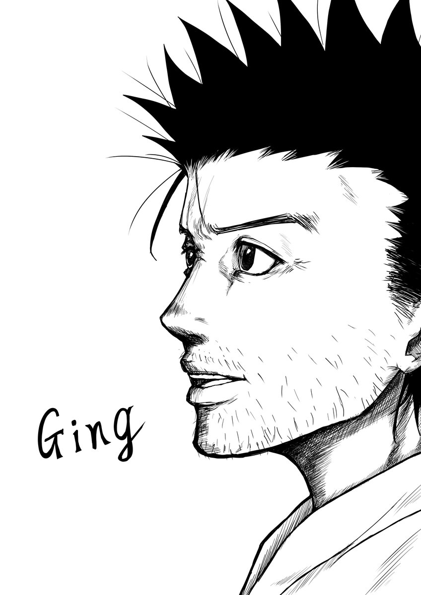 Ochansub's tweet photo. HUNTER×HUNTERより
ジン＝フリークス描いてみました。

描いてるうちに顔が渋くなった。

#イラスト #illustration #hunterxhunter #ging #ジンフリークス #fanarts https://t.co/IeAeDwsz1S
