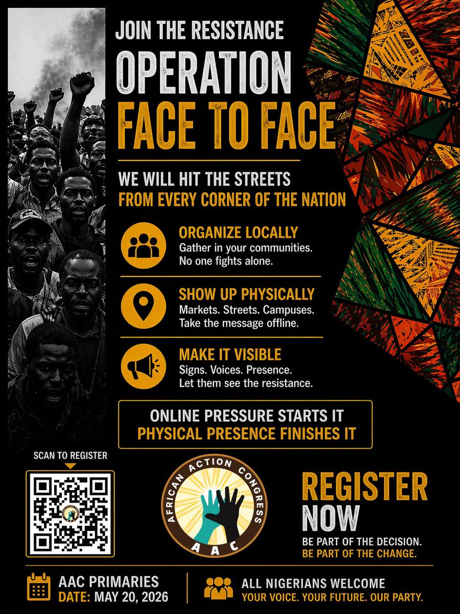 Join the party that hits the street to challenge bad government policies; let's march together!