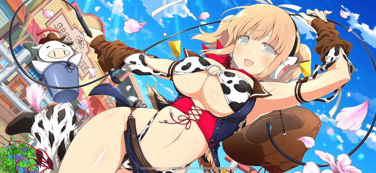 seacat_kagura's tweet photo. 牛乳祭は最高だったけど、牛丸がいなかったのだけは納得いってない😠
個人的にトップクラスで好きなキャラなのに…
 #閃乱カグラ https://t.co/TWEiQdeIKa