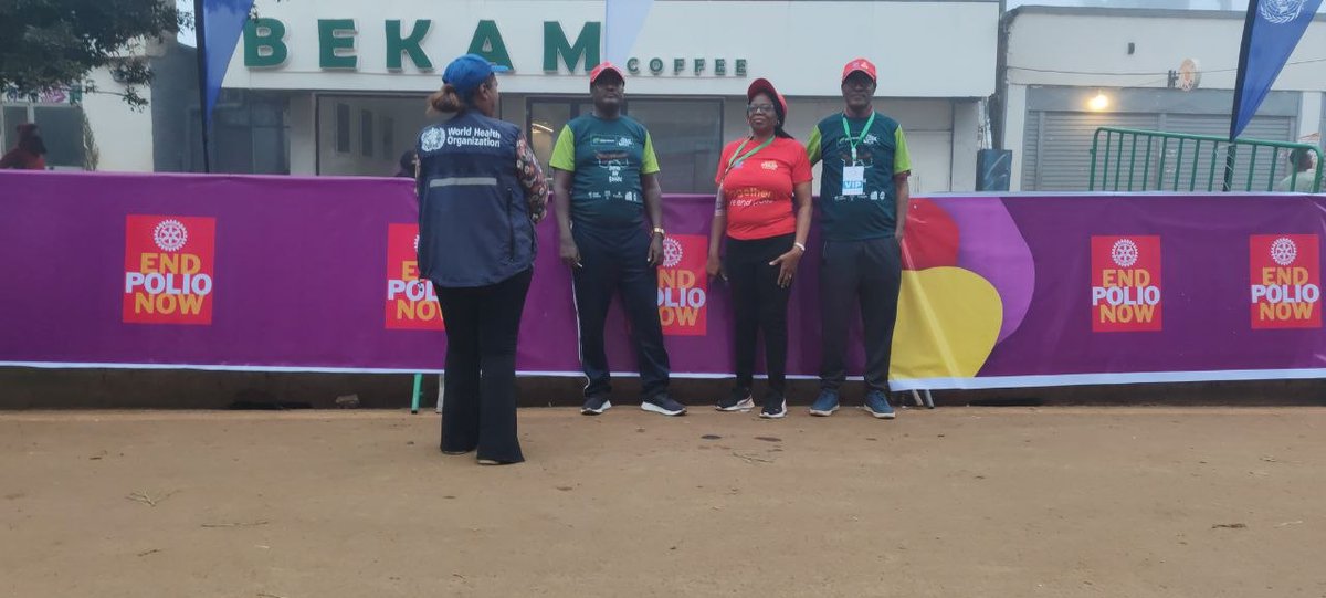 WHOEthiopia's tweet image. 👏Thank you @Rotary and #GPEI partners for your continued support to Ethiopia’s polio #immunization program.  #Partnership to protect every child and bring us closer to a polio‑free future. 
#EndPolioNow #GreatJimmaRun2026 #AVW2026 #WorldImmunizationWeek