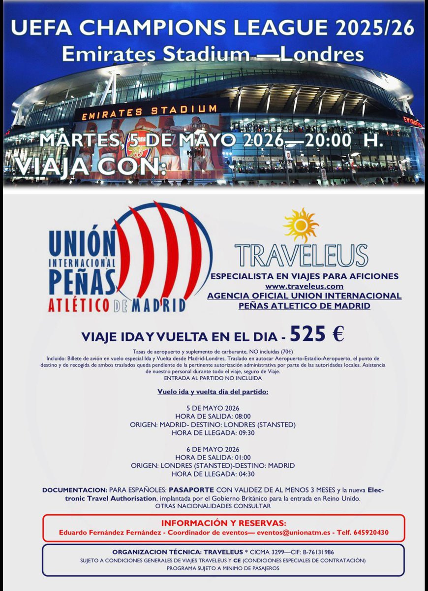 Unión Internacional de Peñas Atlético de Madrid tweet media