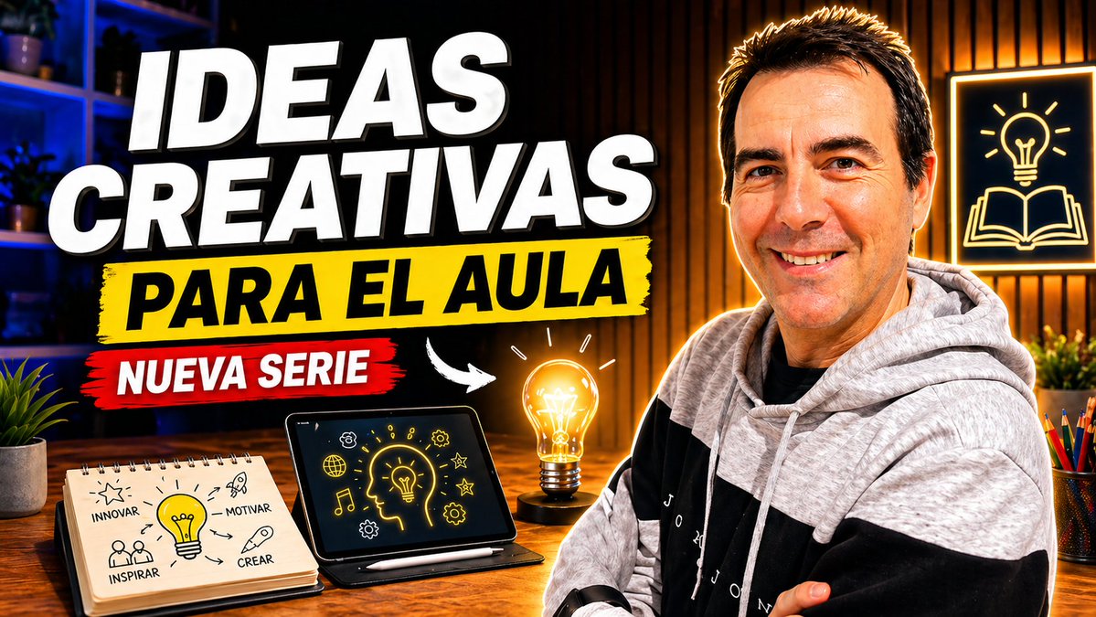 kalerolinex's tweet image. Estreno nueva serie en el canal 💡
Compartiré ideas reales para el aula, proyectos educativos y propuestas donde la tecnología aporta valor.
Empiezo con este vídeo 👇
youtu.be/EYkna1gO80w
#Educación #InnovaciónEducativa #TecnologíaEducativa #AulaDelFuturo #podcast #TV