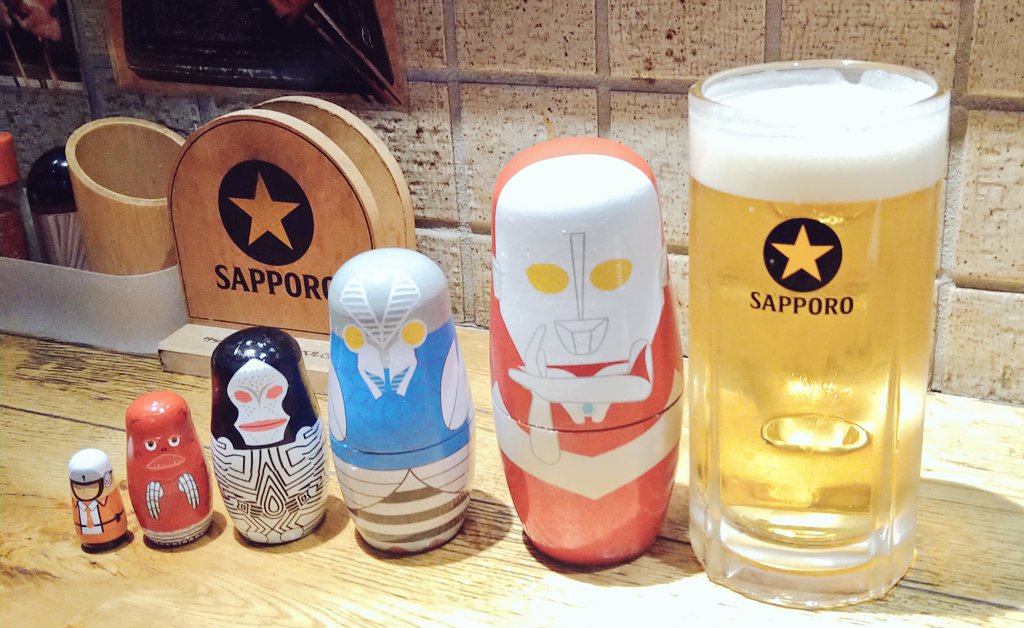 マトリョーシカの正しい使い方がわかった。　

#ウルトラマン60周年
#nikoand 
#マトリョーシカ