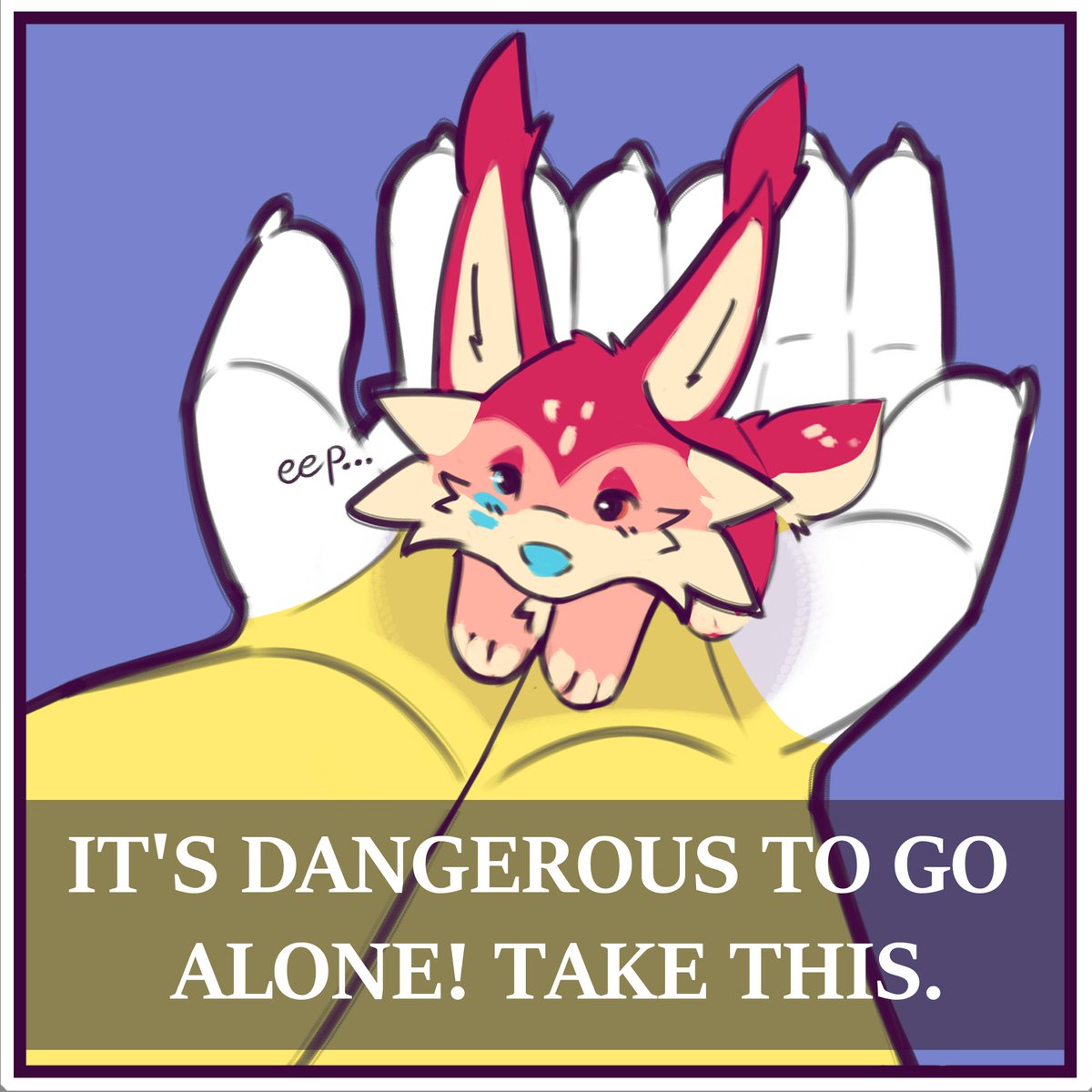Lephkas's tweet photo. Class: Pocket emotional support creature ✨️🐾
— Threat level: 0%
— Cuteness level: illegal
— ATK: “squeaks and wins”
— Triggers an urge to protect it from the whole world
#furry #meme https://t.co/HV8FZOTmyz