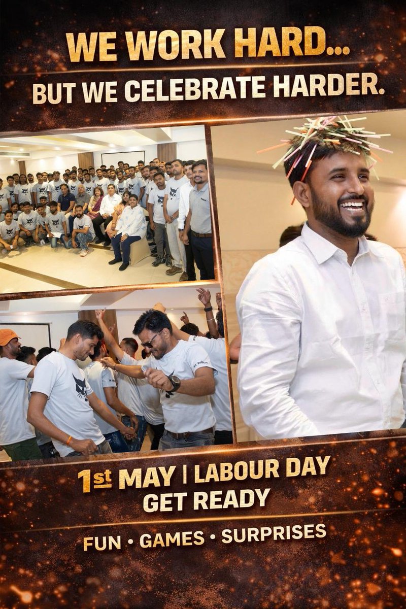 ReliableEqmt's tweet image. We give our all on site… and we celebrate even harder off it. 💥

This Labour Day, it’s all about the people who make it happen — the team behind every milestone, every deadline, every success.

#ReliableInfra #LabourDay #TeamCelebration #WorkHardCelebrateHarder #TeamSpirit