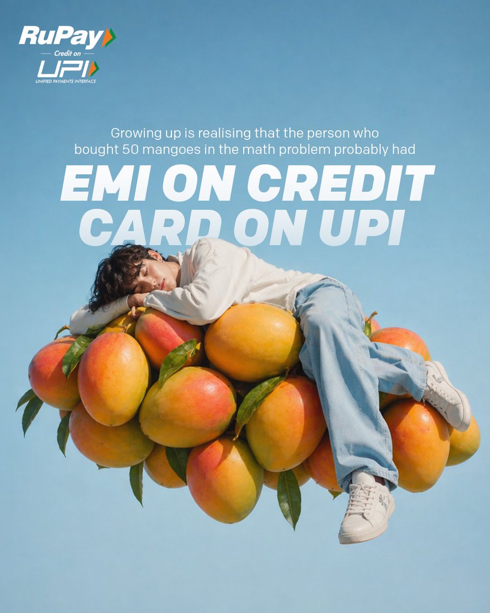 RuPay_npci's tweet image. One choice changes everything.
Ask your bank for a RuPay Credit Card.

#AskForRuPay #OwnTheEdge #Rewards #CreditCard