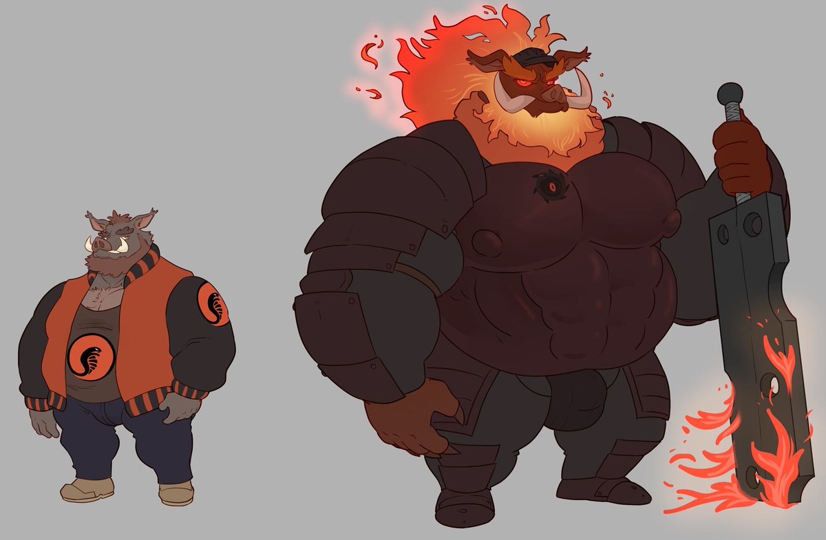RedSerpent87's tweet photo. Here are the Generals of Silas's Demon Army, Brutus and Remus.

Be hopeful you never encounter either one in open battle or your asscheeks will be on fire. 

Big thank you to @Haxsmack_art https://t.co/fxf23DGHaU