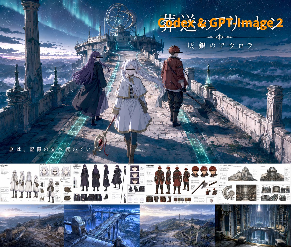 Anime Fantasy Key Visual Board
