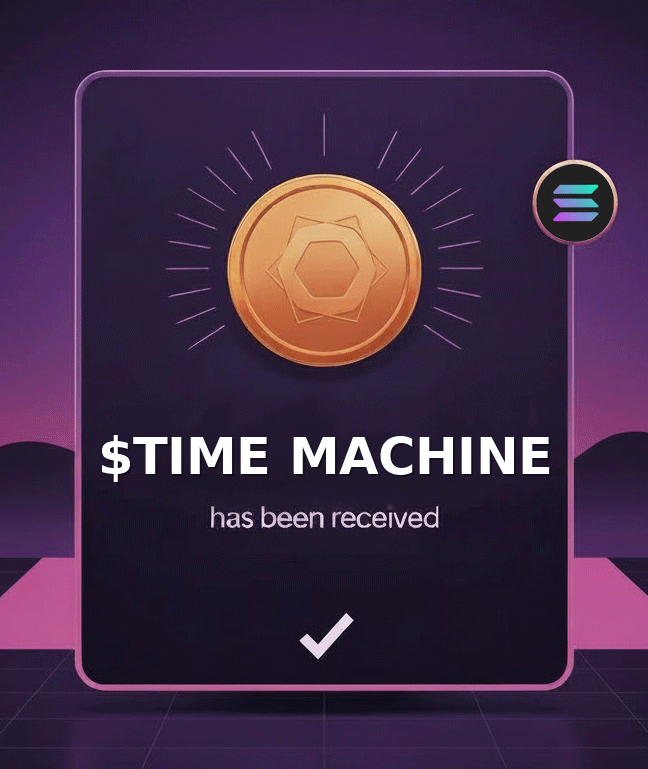 ElRandom_02's tweet photo. $TIME MACHINE  
  Thanks so much @ScanAirDrops   
  writeCA: 4dcuxLTfwTAdvxrZyDSczGgvkcR12BKRFYvbBoeVpump  in the search bar field   and secure yours  — like I did . https://t.co/Z5HR4IkO4u