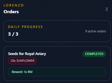 AquaDash25's tweet photo. 📦 Daily orders at @RootsandLoots 🌱

🙂 Lorenzo finally gave some decent orders to fill

😅 He’s been seriously undervaluing orders lately

#rootsandloots #cat2 #web3 @0xPolygon https://t.co/LKq5pfbAl8