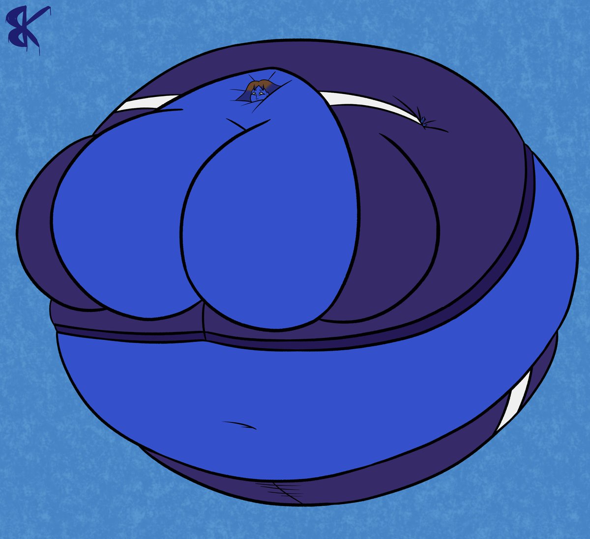 FullKream19's tweet photo. Blu in a tracksuit... again! Expect to see more ocs in tracksuits! https://t.co/7MSqFhjnaW