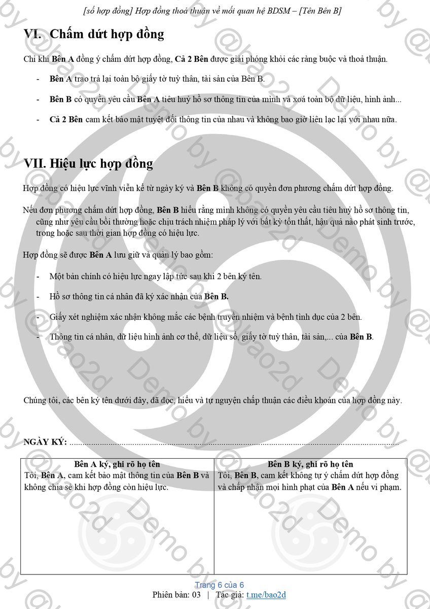 Hợp đồng BDSM....

(phần cuối)

rảnh rỗi nên ngồi viết chơi :))))