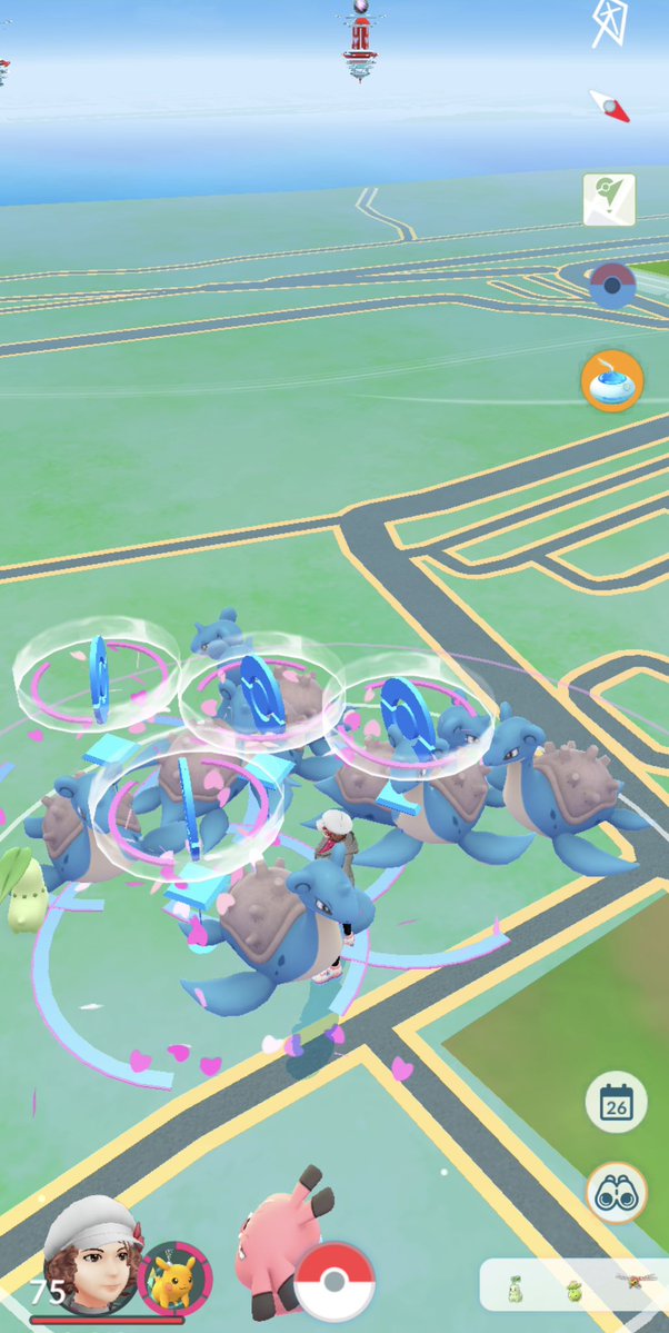 sweet_ak318's tweet image. 先日オープンしたラプラス公園行ってまいりました(￣^￣)ゞあまりに人が多くて公園内の写真は載せられそうにないのでご了承ください💦
ポケふたのポケストはおそらく本日から実装されてます👏スタンプはまだ💡
バス1本で行けるので遠方から来た人でも行きやすいです(●´ω｀●)仙台にお越しの際はぜひ✨