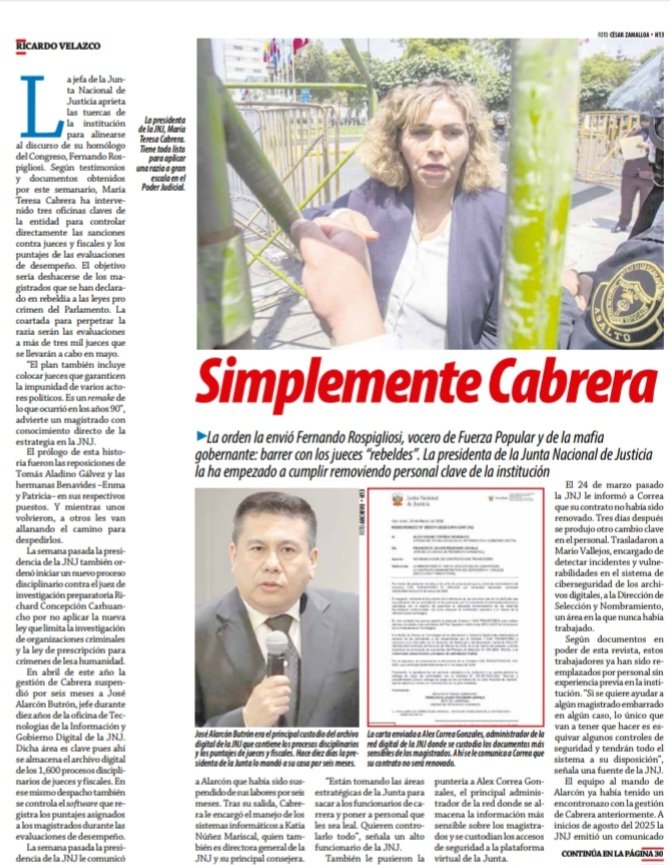 Semanario Hildebrandt en sus trece tweet media