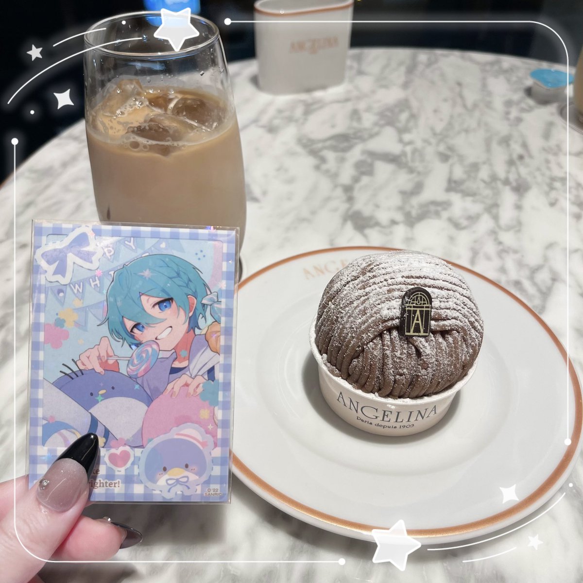 D5csZ2cb_sub's tweet photo. この間､原宿に行った時に食べたモンブランめっちゃ美味しかった><♡手軽に食べれる様な値段じゃなかったけど､一度食べて見て欲しいくらい価値あるモンブランでした､､❕
そして､めちゃオシャレでした､､
#るむくんに届け https://t.co/EZWaJ50zeI