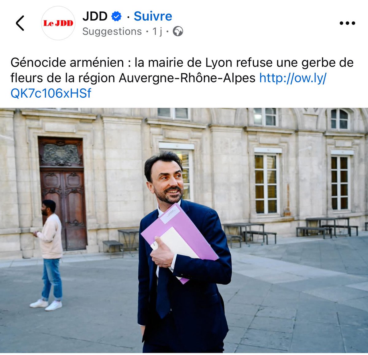 Est-ce vraiment digne de Lyon, une ville où la communauté arménienne joue un rôle si important, composée en grande partie de descendants de survivants du #ArmenianGenocide ?

@GregoryDoucet, cette situation soulève de sérieuses questions et mérite toute votre attention.