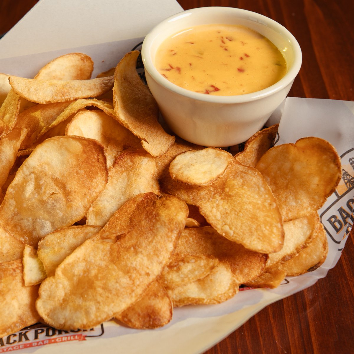 BackPorchTx's tweet photo. It’s a Homemade Chips &amp; Queso kind of Sunday! 
#thebackporchkilgore #sundaysnackin https://t.co/D6u2LH6Nzs