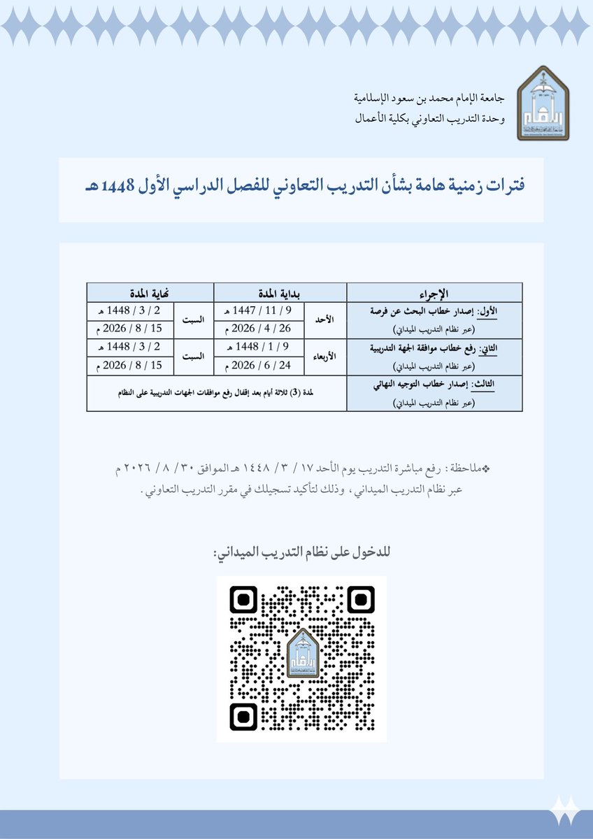 وحدة الخبرة الميدانية بكلية الأعمال tweet media