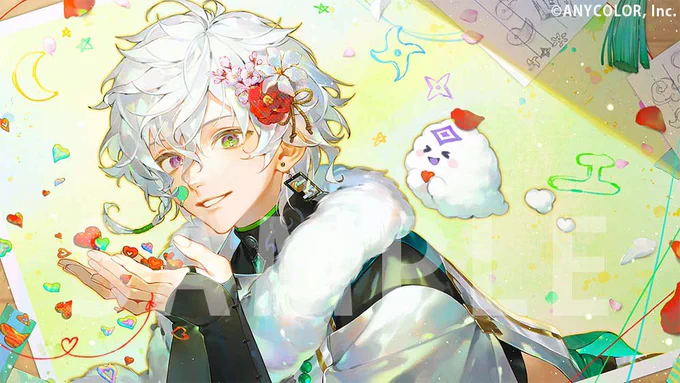 にじさんじ所属 叢雲カゲツ 様の 『愛言葉lll』歌ってみたのイラストを担当させていただきました! 3周年おめでとうございます