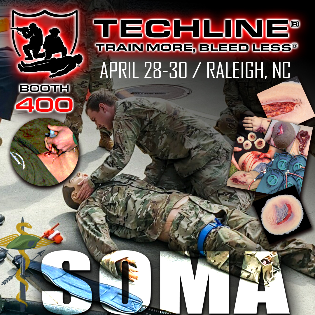 techlinetrauma's tweet image. Don't accept cheap knock-offs.
See how authentic Techline Trauma products work directly with the TOMMANIKIN.
Stop by booth 400 at SOMA.

#techlinetrauma #TOMMANIKIN #paramedic #techline #dontsettle #qualitymatters #realismmatters #tccc #woundsims
