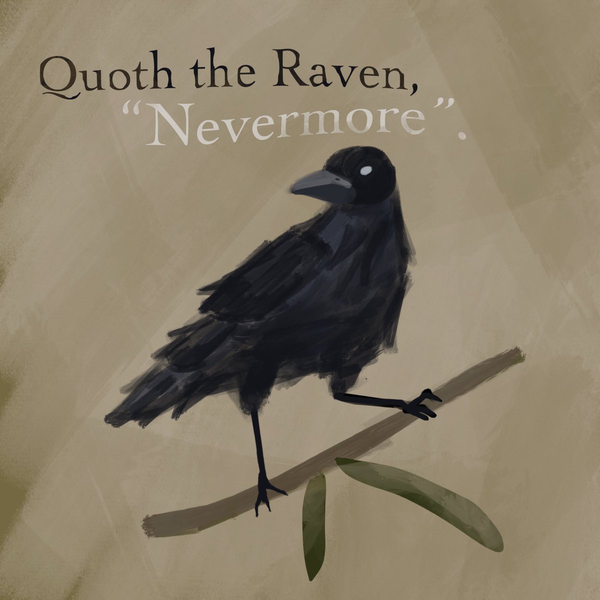 OneLayeryc's tweet photo. Day2 
Apparently Poe wrote this poem when he was very poor to make money out of it https://t.co/AwAYgVdnk9