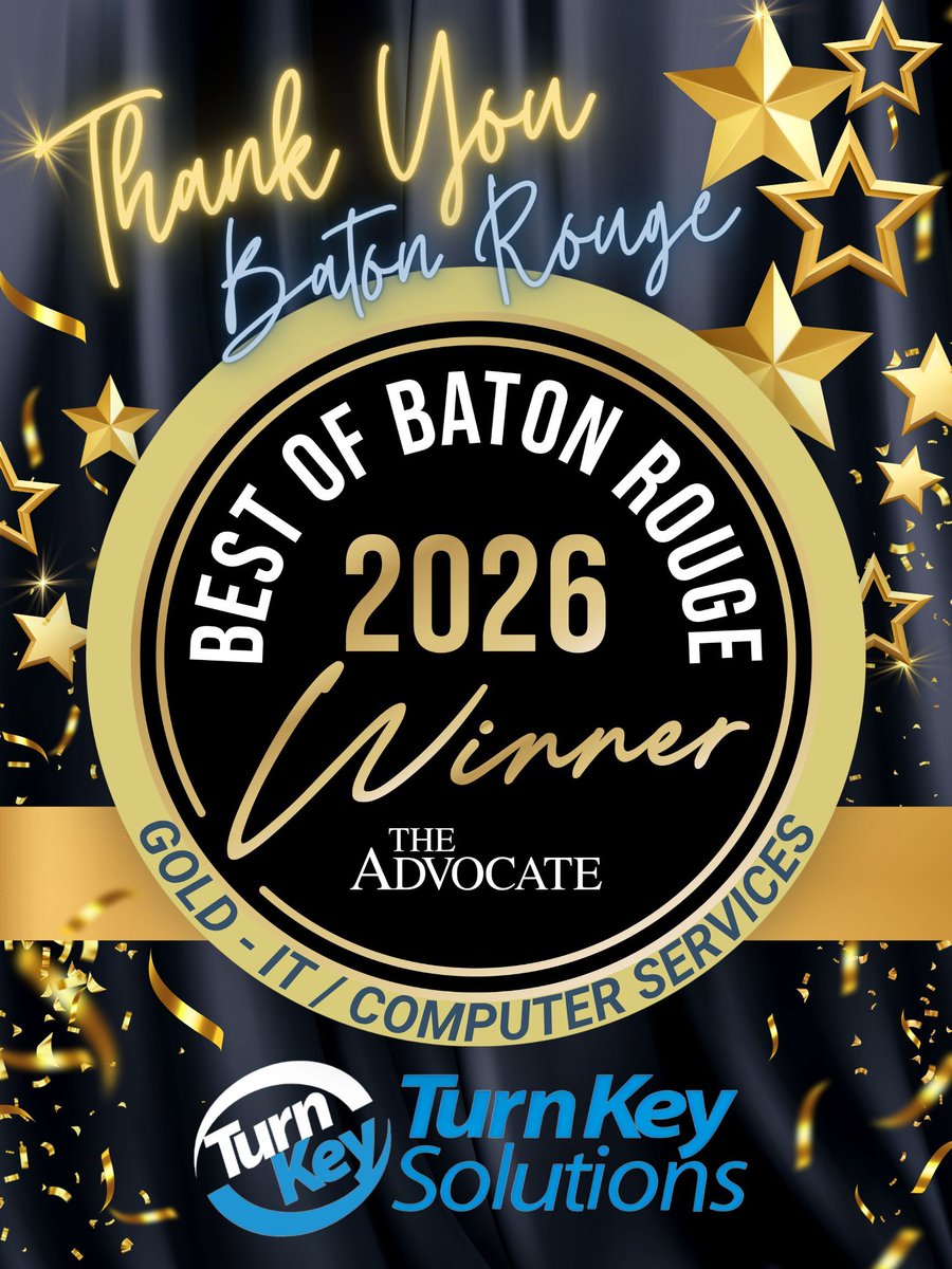 TKSLLC's tweet photo. 🏆We’re incredibly grateful to share that #TKS has been awarded GOLD - IT / Computer Services - 2026 Best of Baton Rouge, for the second year in a row. To our clients, partners, and fellow local business owners: thank you for your trust &amp;your votes!💙
#BestOfBatonRouge https://t.co/nvEqAJXzue