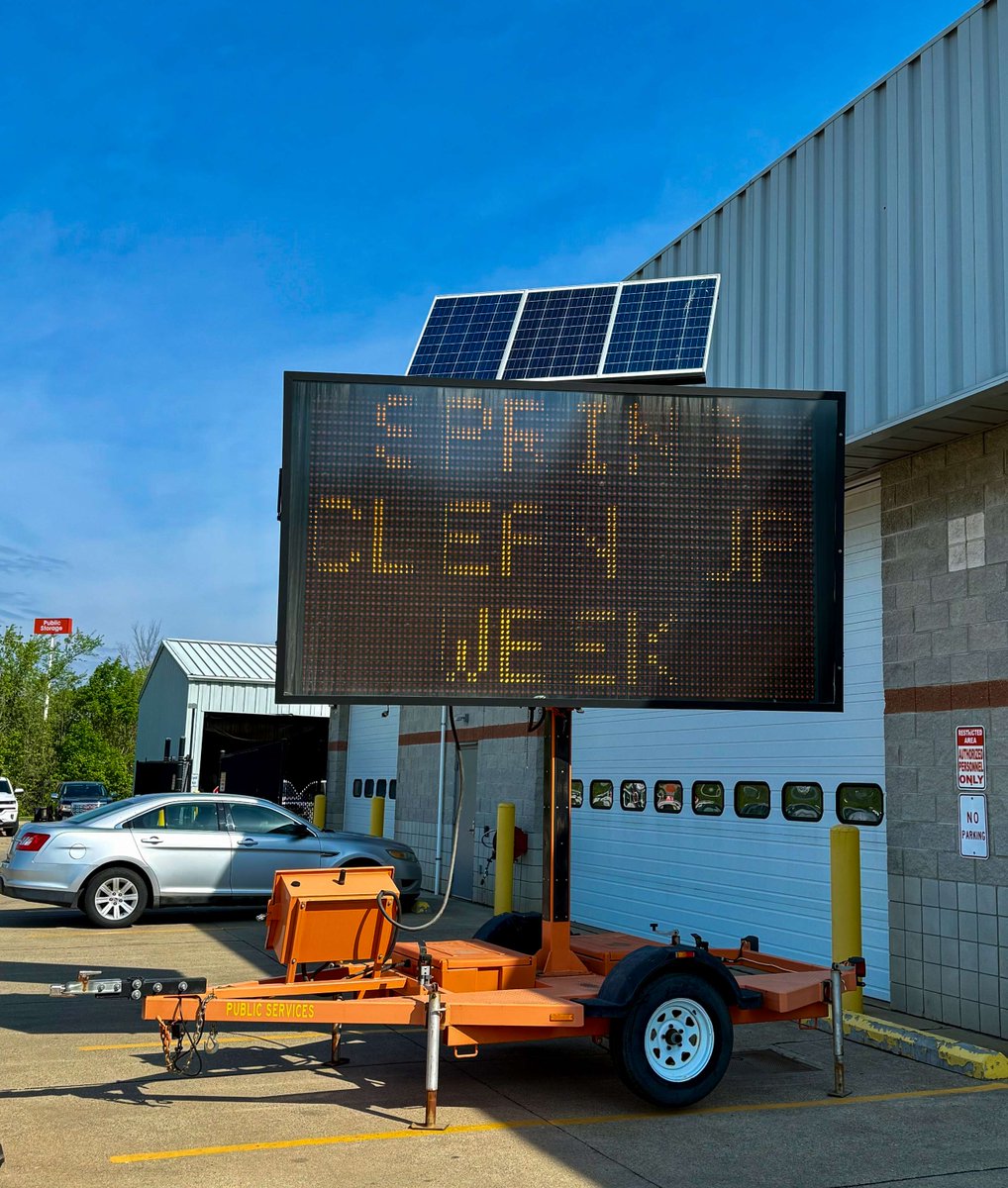 CityofFlorence's tweet image. Today’s the final day of Spring Clean Up Week! If you have been putting it off, now is the time to load it up and drop it off before 7:00 PM. 🧹✨
📍 Public Services Maintenance Facility (7850 Tanners Lane)
🕖 Open today until 7 PM
💚 #SpringCleaning