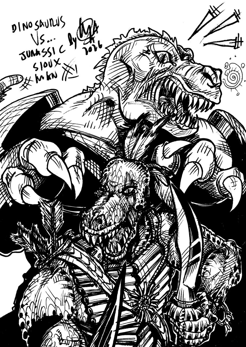 ComicsMarfil's tweet image. WORLD GREATEST DINOSAURS...
#Dinosaurus #Invincible @ImageComics  @Skybound  
versus
JURASSIC SIOUX MAN
#indiecomics #crossover #fanarts
