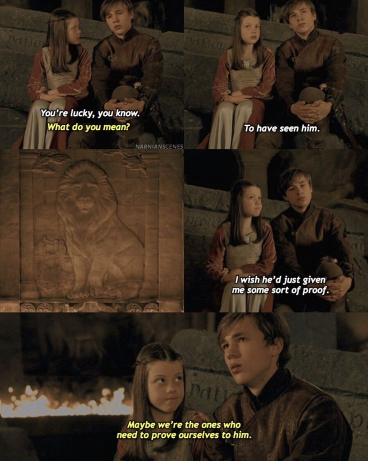 "Maybe we're the ones who need to prove ourselves to him."