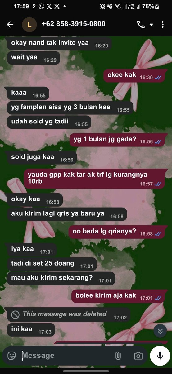 probablynnee's tweet photo. ni ya guys, hati2 bgt sm org ini dia jahat bgt aku gatau deh mau ngomong apa kayak gue capek bgt demiAllah org kenapasi idupnya ga yang bener2 aja #scam #penipu #premiumapp #zonauang #zonajajan https://t.co/Jn7y9vUGVA