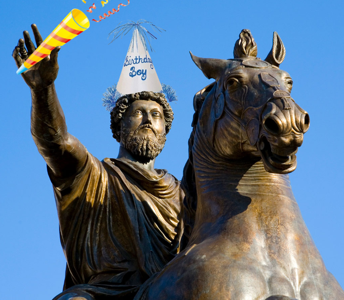 mcgillmd921's tweet photo. Good morning to everyone celebrating Marcus Aurelius' birthday today.

Happy Birthday Marcus!

Marcus only posts today in honor of the birthday boy. https://t.co/gEbhVD0nnL