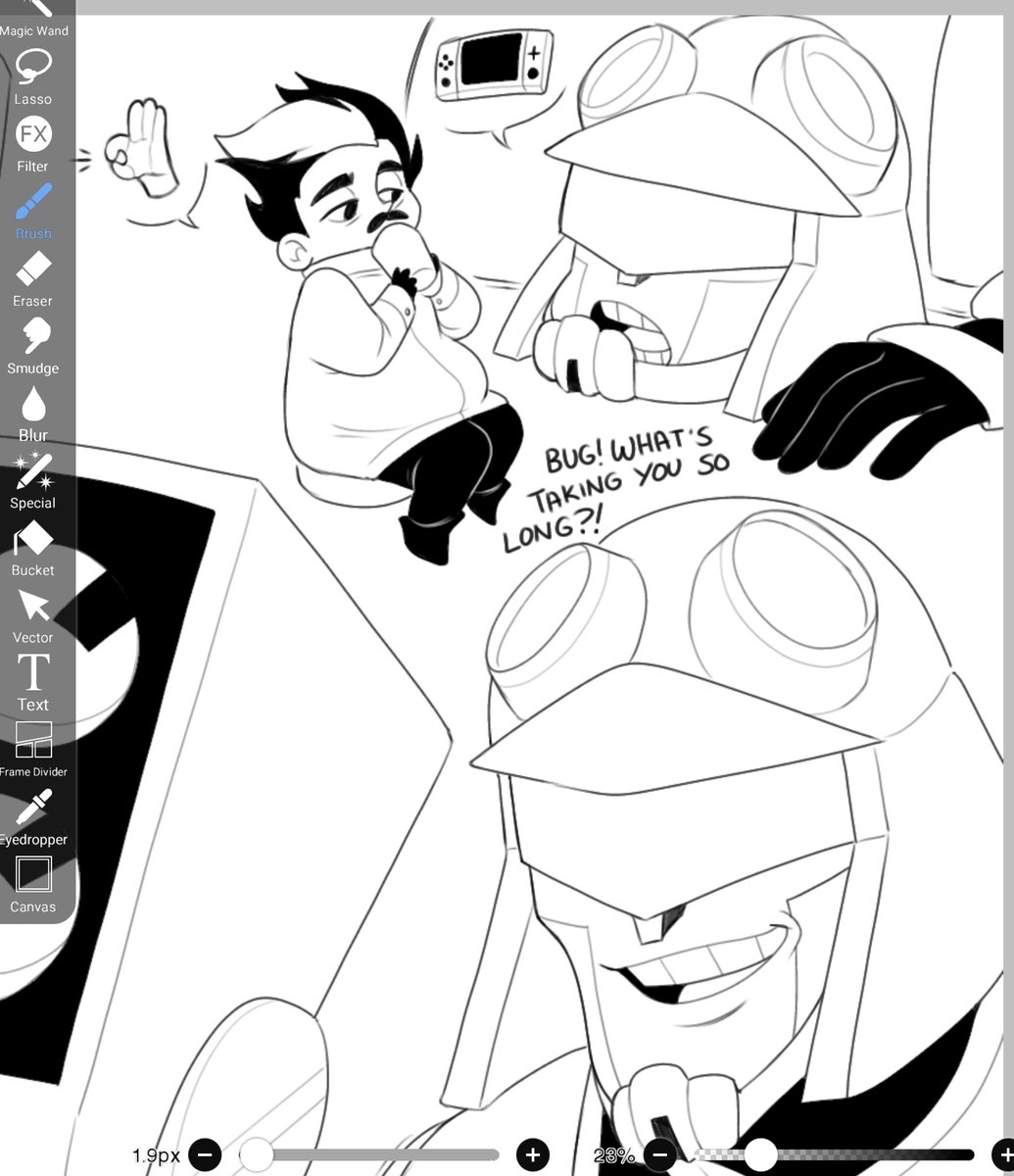 Have some WIPS for now! Almost done with commissions!
#TFA 
