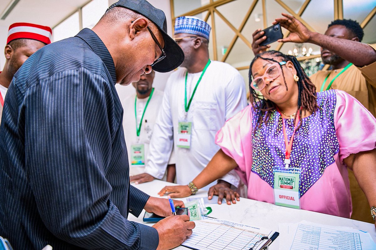 I hope she knows Peter Obi is married.