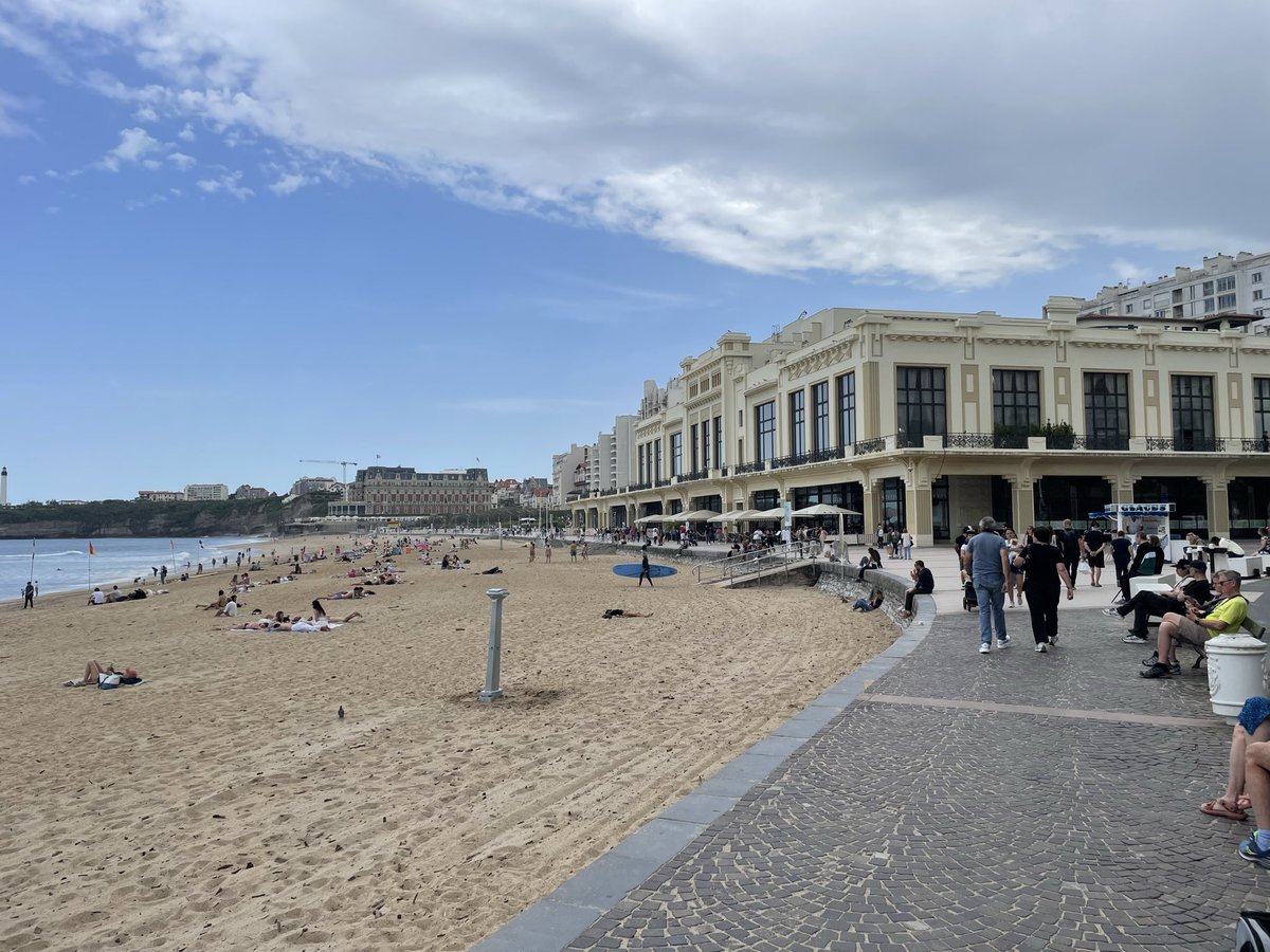 ScudandthesTig's tweet image. Day 36 of Bordeaux/Bilbao rugby trip
Some more pics taken around the Grande Plage area of Biarritz 
Hazy am; clearing pm. 18°C 😎🚐🍷🏄
#vanlife #motorhomelife #leicestertigers #biarritz