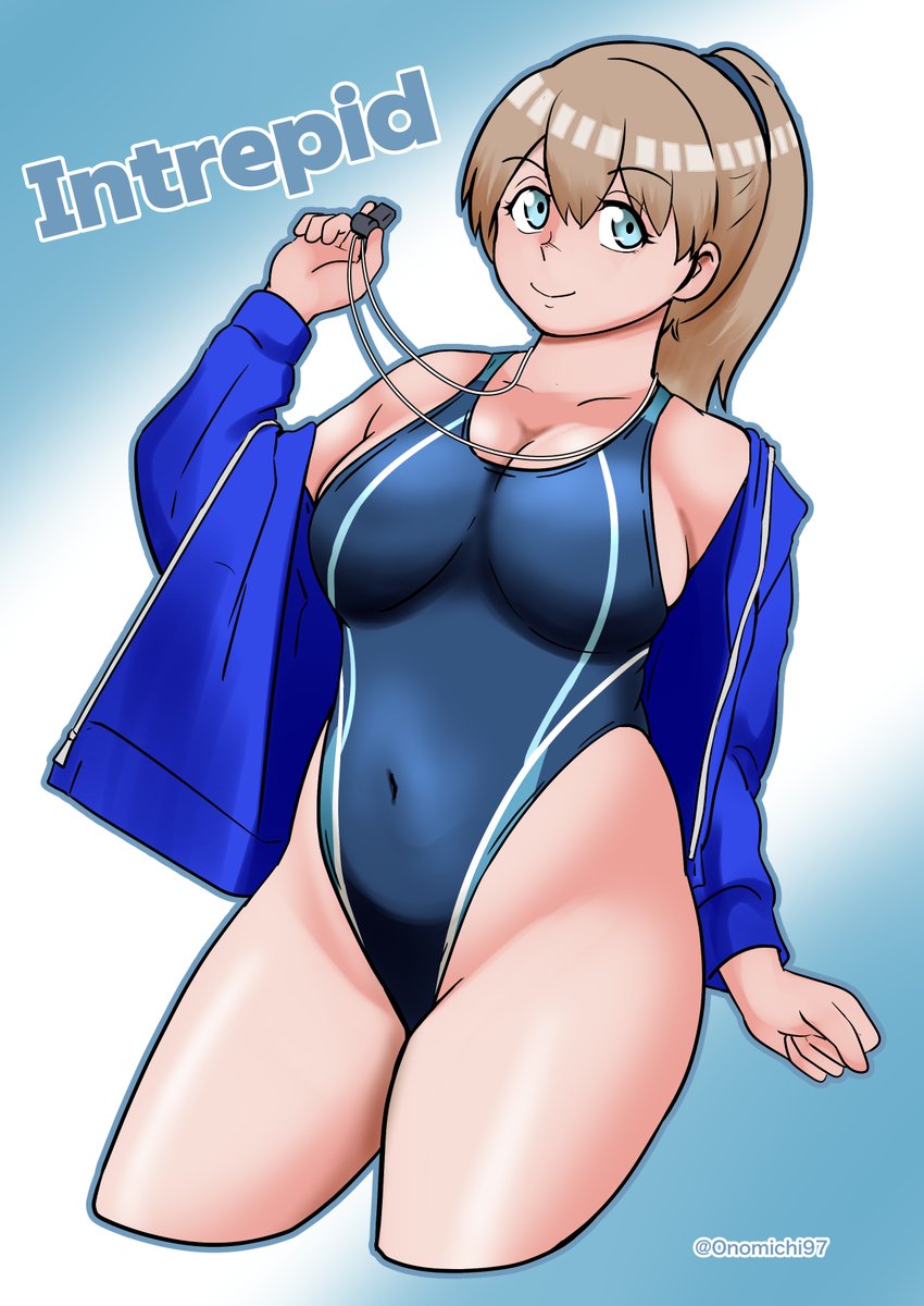 イントレ先生はやはり競泳水着でピッピと笛を吹くべきである
 #艦これ版真剣お絵描き60分一本勝負_20260426 