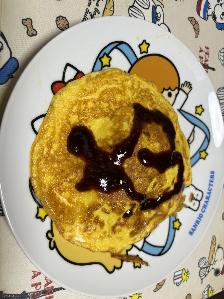 loveaachann1992's tweet image. フレンチトースト、オムそば、そんでめっちゃ可愛いカフェ🍰💕
#自炊　#カフェ