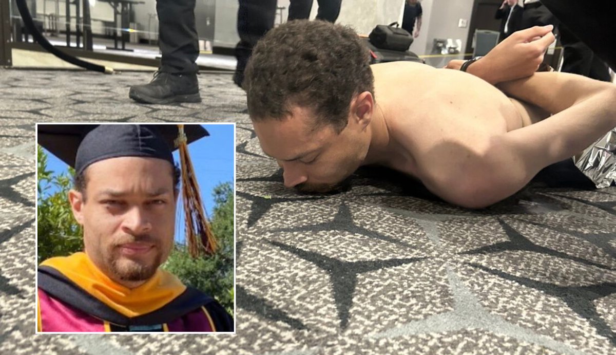 Cole Tomas Allen is the guy accused of shooting OUTSIDE of the white house correspondents dinner. He never made it past the lobby.
And it's amazing (convenient) they didn't shoot him dead. Guess they didn't want to kill his white half...?