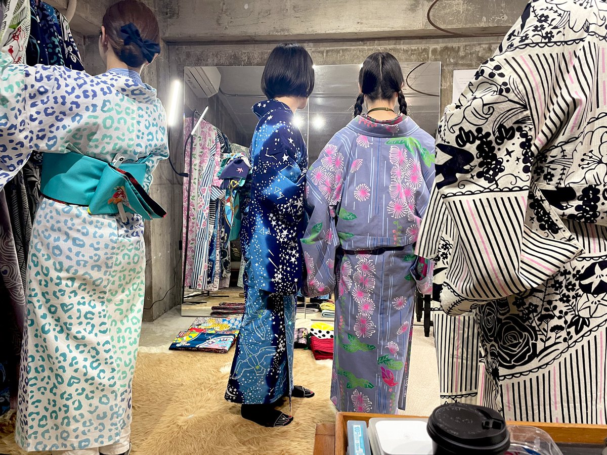 ばらいろ浴衣大阪展示会無事に終了しました。関西勢の面白さに笑って