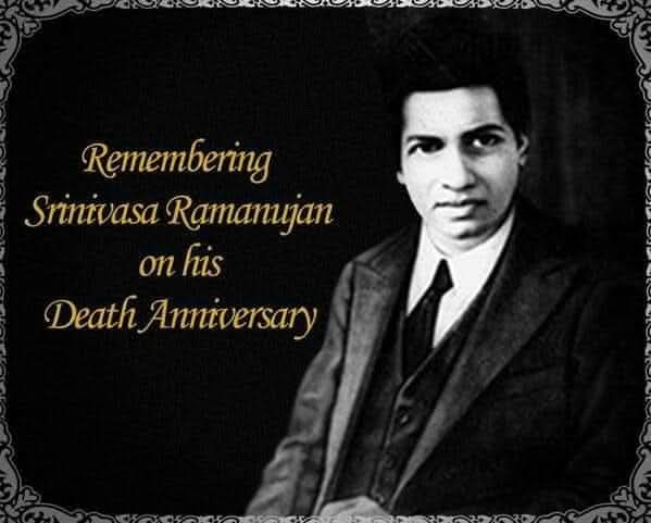 amolasarade's tweet image. ಹಿಂದೂಸ್ಥಾನದ ಮಹಾನ ಗಣಿತ ತಜ್ಞ ಶ್ರೀ ಶ್ರೀನಿವಾಸ ರಾಮಾನುಜನ್ ಅವರ ಪುಣ್ಯದಿನದಂದು ಅವರಿಗೆ ಗೌರವಪೂವ೯ಕ ನಮನಗಳು.

 #SrinivasaRamanujan

#mathematician