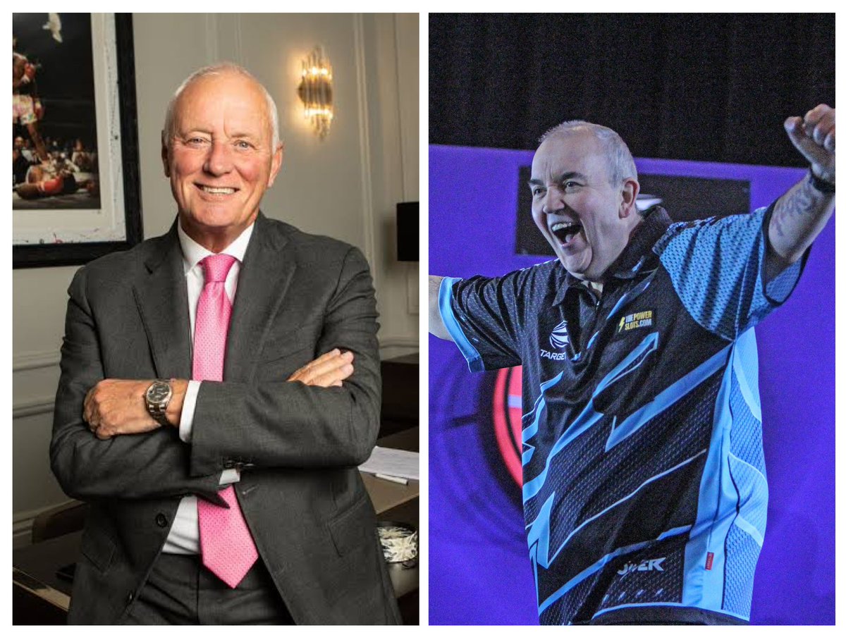 Oche180's tweet image. 🗣️ “I said, ‘Why would I pay you? Jog on.’”

⚡️💷 Phil Taylor reveals he was once FINED by Barry Hearn for a tournament he never even played at!

💻 Full story: oche180.com/taylor-fumes-o…

💎 In association with @DiamondXDraws 

📸 @taylanningpix | #Darts