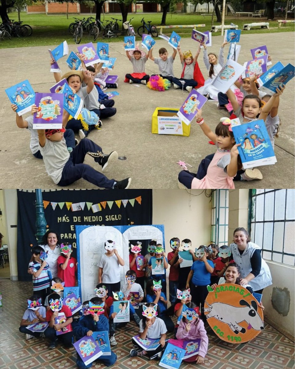 MinEducacionSFe's tweet image. ❤️ #Raíz está llegando a cada escuela de la provincia de Santa Fe.

📖 Alumnos de primer, segundo y tercer grado ya tienen su libro.

📚 ¡Avanza el Plan de Alfabetización Santafesino!

#Educación #Raíz #Alfabetización